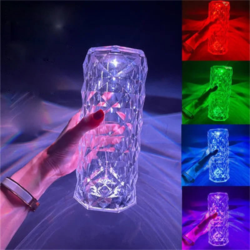 CrystalGlow – 2 Lámparas LED Espejo 16 Colores