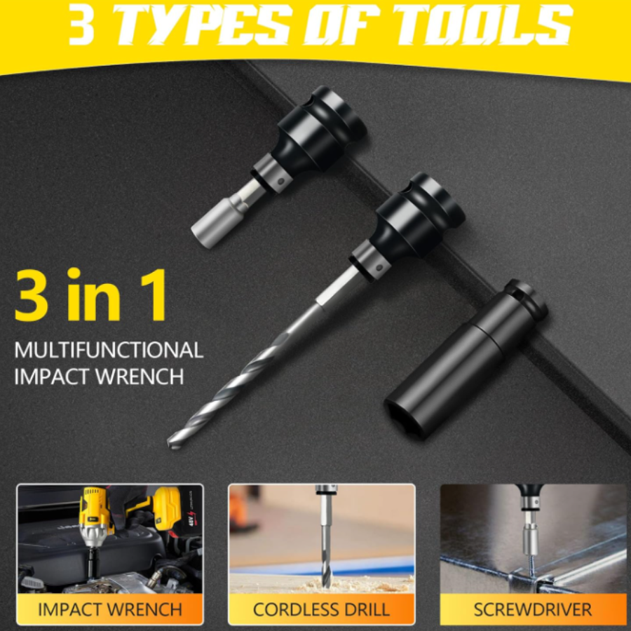Llave de Impacto Recargable PowerPack – 2 Baterías