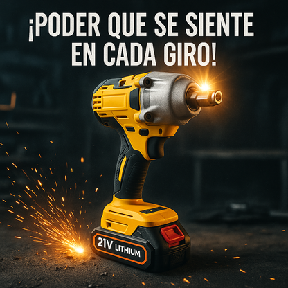 Llave de Impacto Recargable PowerPack – 2 Baterías