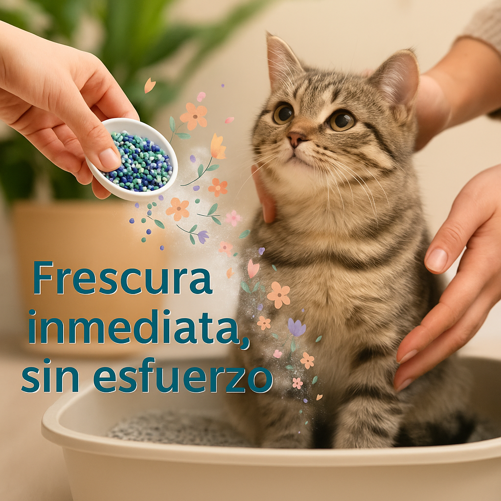 Perlas De Olor Para Arena De Gato