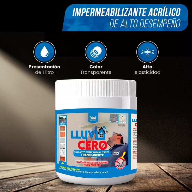 Lluvia Cero 2x1 – Impermeabilizante Potente